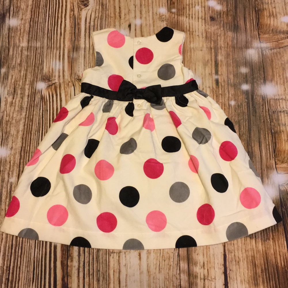 Carter’s Pink & Grey Pock a Dot - Picture 4 of 4
